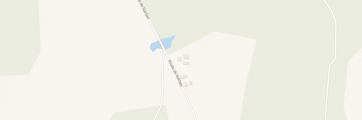 Plan du 517 Rte de Narbès à Téthieu