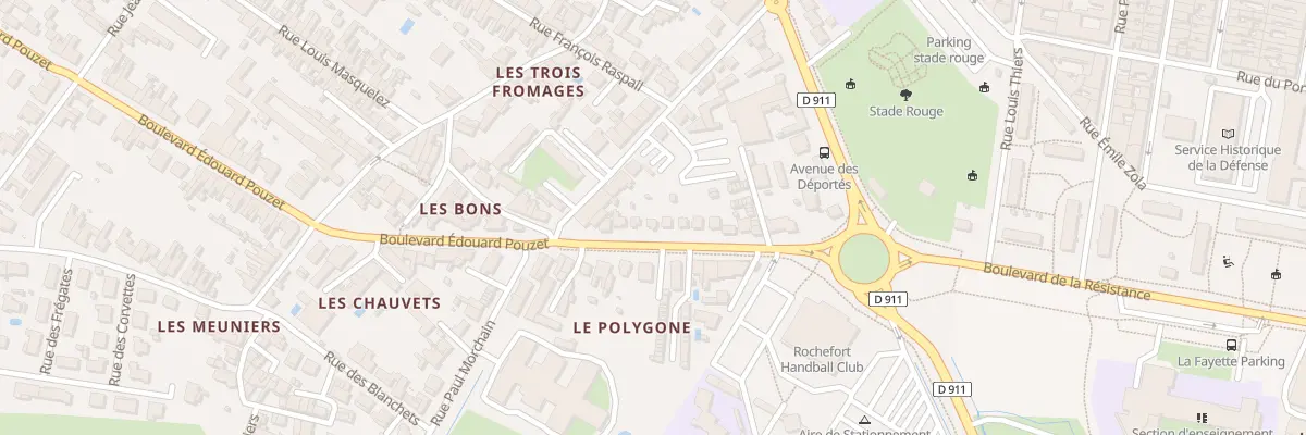 Plan du 27 Bd Edouard Pouzet à Rochefort