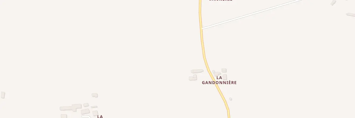 Plan du 1 La Gandonniere à La Dorée
