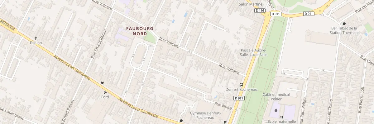 Plan du 40 Rue Voltaire à Rochefort