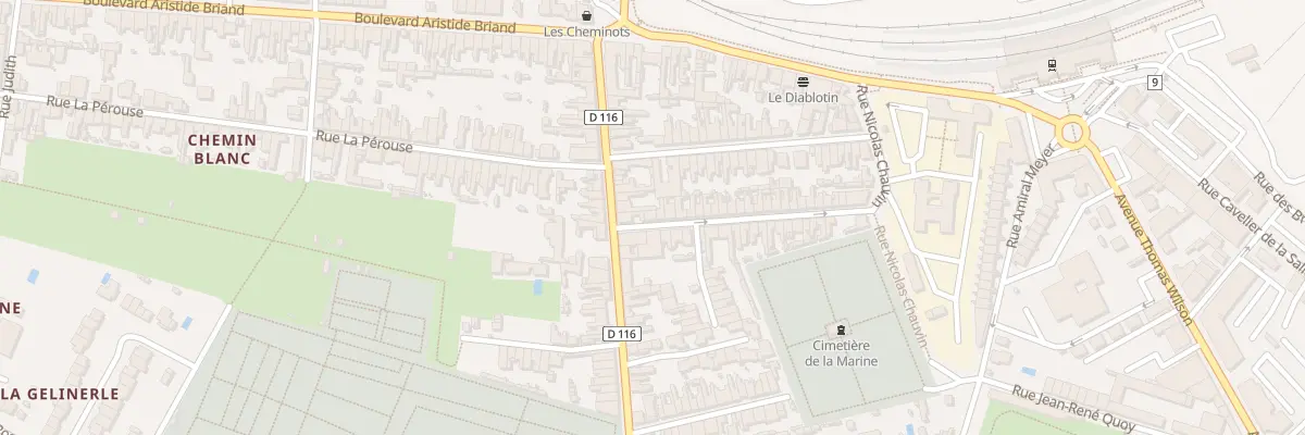 Plan du 1B Rue Guesdon à Rochefort