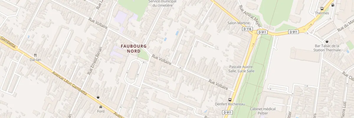 Plan du 33C Rue Voltaire à Rochefort