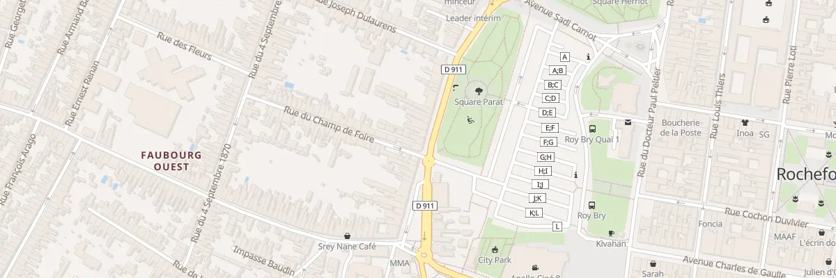 Plan du 56A Rue Denfert Rochereau à Rochefort