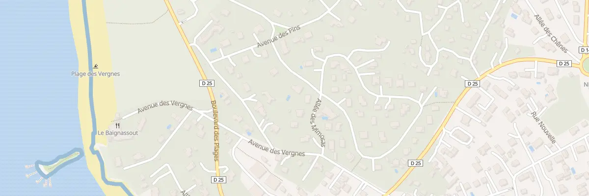Plan du 1 All des Genêts à Meschers-sur-Gironde