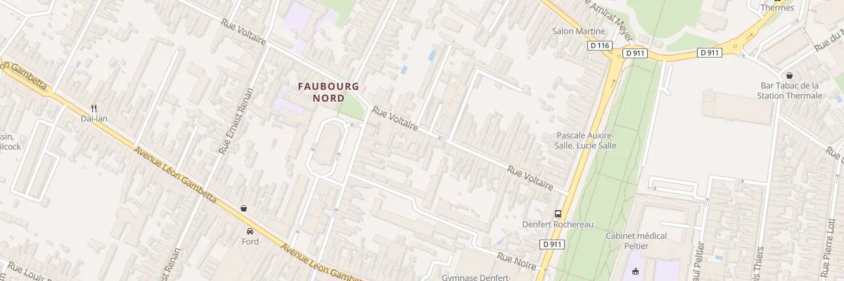 Plan du 46 Rue Voltaire à Rochefort