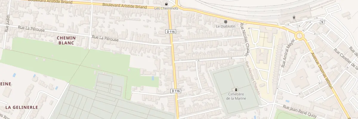 Plan du 1 Rue Guesdon à Rochefort