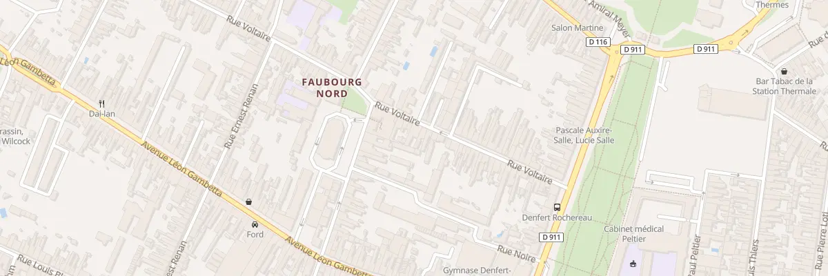 Plan du 48B Rue Voltaire à Rochefort