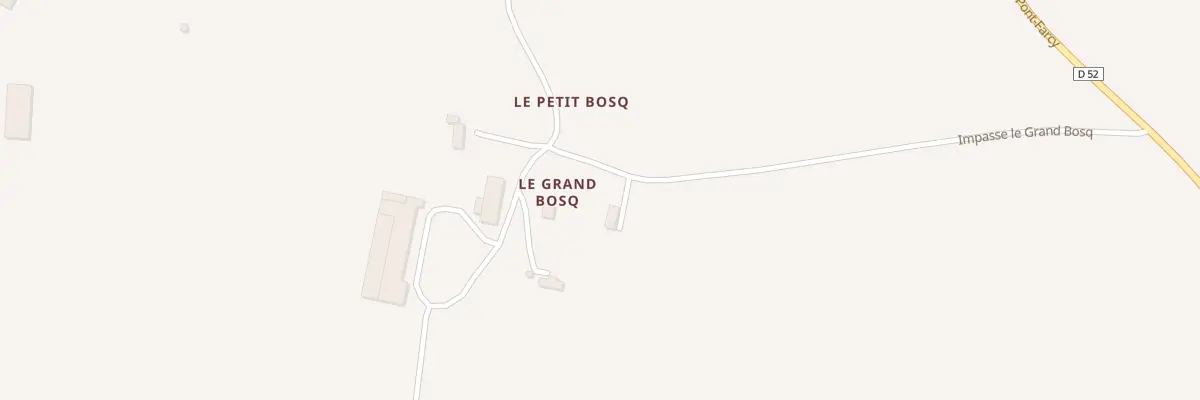 Plan du 5023 Le Grand Bosq au Mesnil-Robert