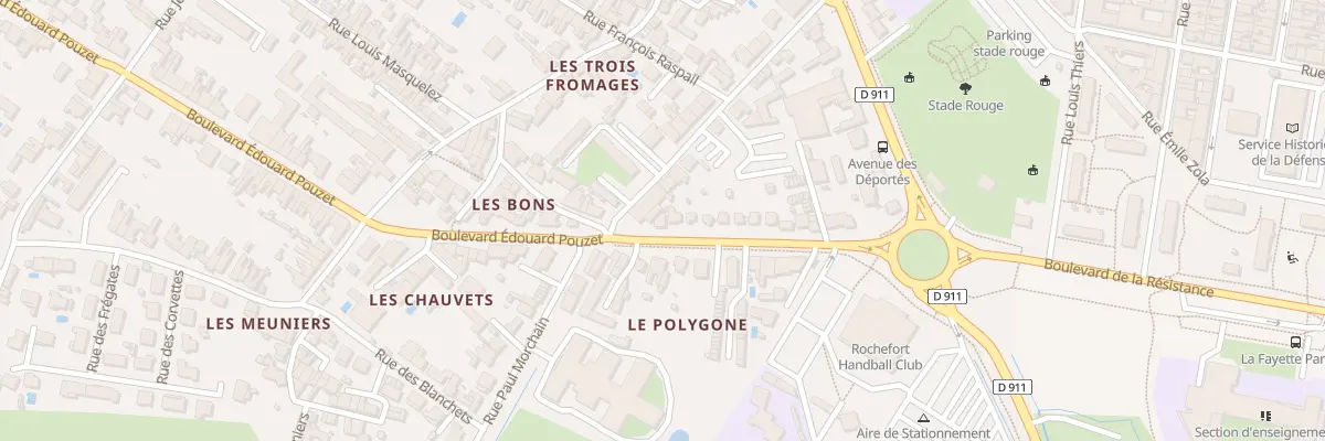 Plan du 31B Bd Edouard Pouzet à Rochefort