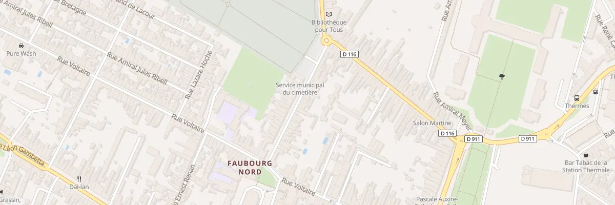 Plan du 26 Rue Amiral Pottier à Rochefort