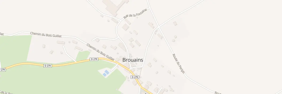 Plan du 3 Rue des Jardins à Brouains
