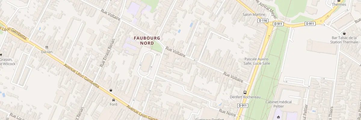 Plan du 50 Rue Voltaire à Rochefort