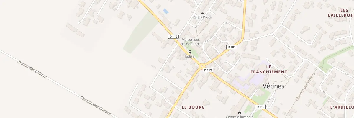 Plan du 5 Rue des Fariniers à Vérines