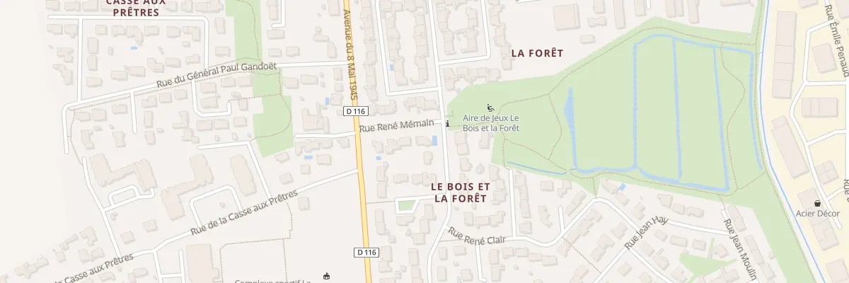 Plan du 5 Rue René Mémain à Rochefort