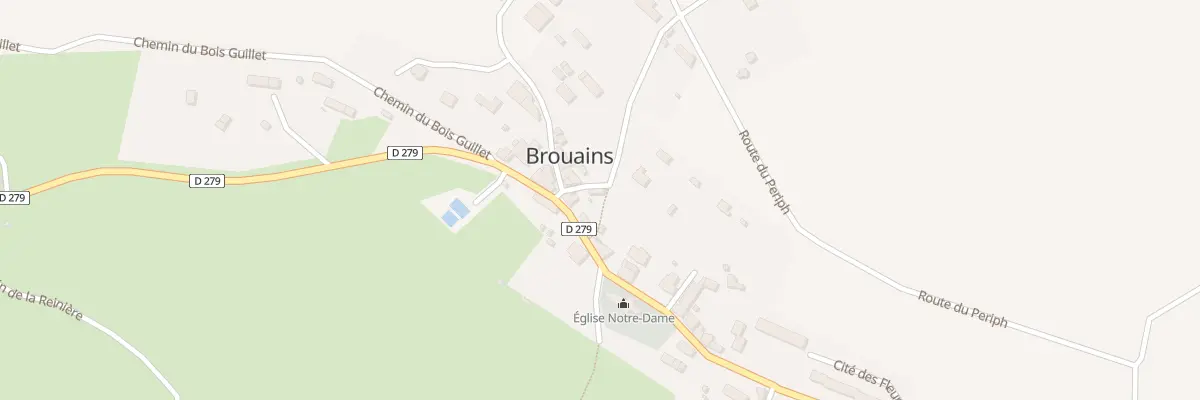 Plan du 2 Rue des Jardins à Brouains