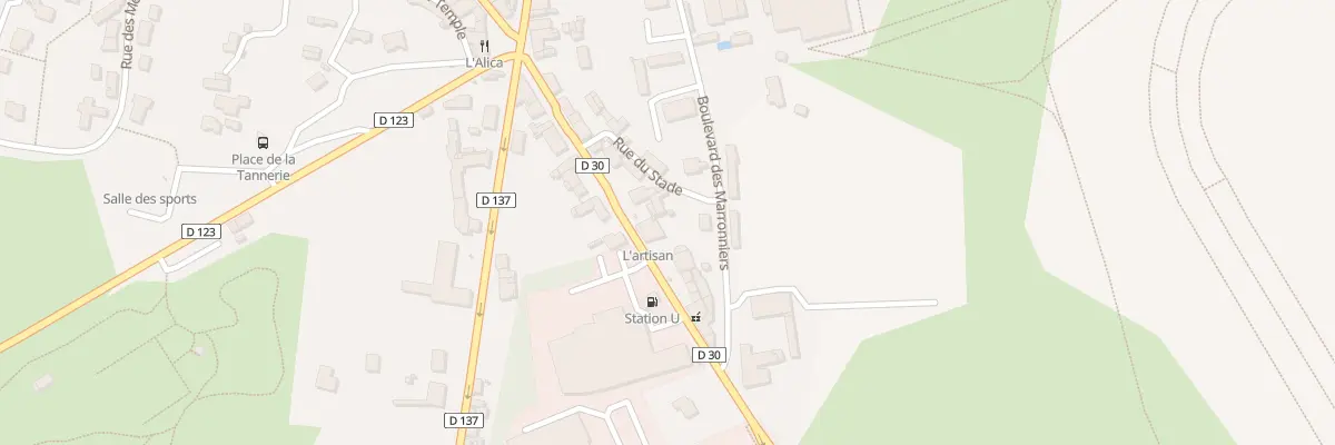 Plan du 24A Rue du Haut Beauvais au Bourgneuf-la-Forêt