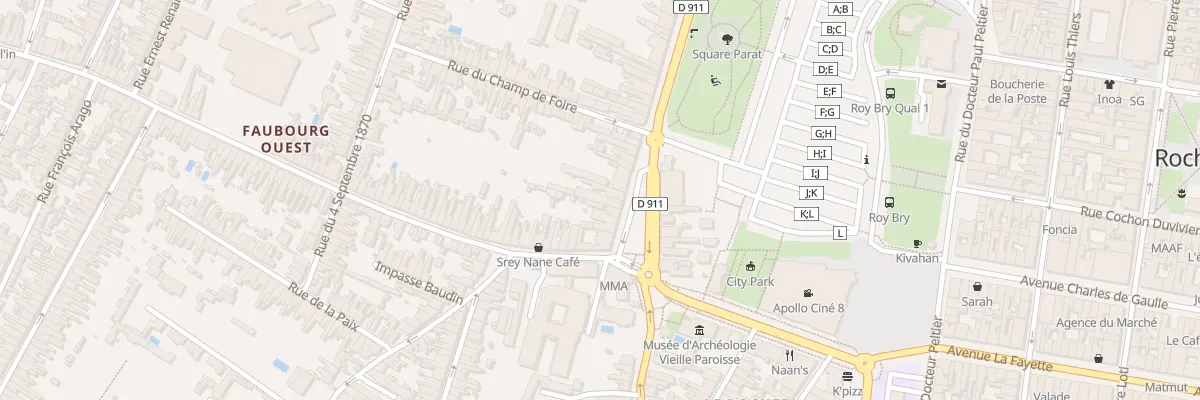 Plan du 65B Rue Denfert Rochereau à Rochefort