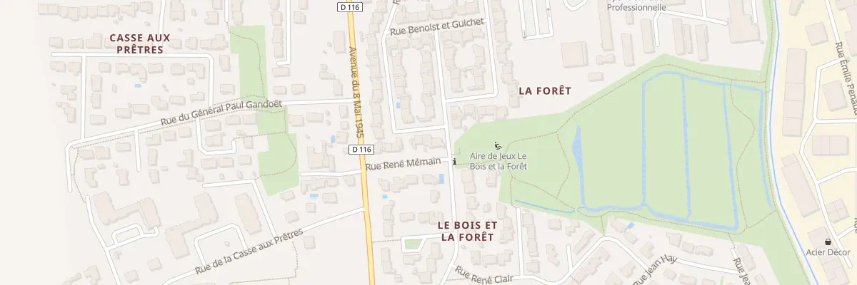 Plan du 4 Rue Amiral Lartigue à Rochefort