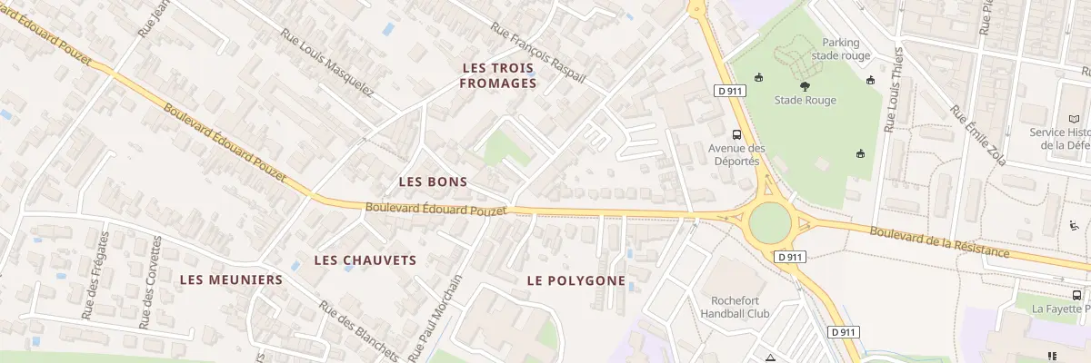 Plan du 34 Rue Edouard Benes à Rochefort