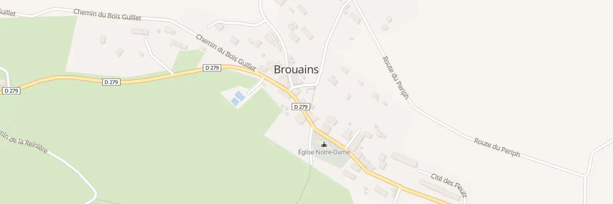 Plan du 22 Rue de l’Eglise à Brouains