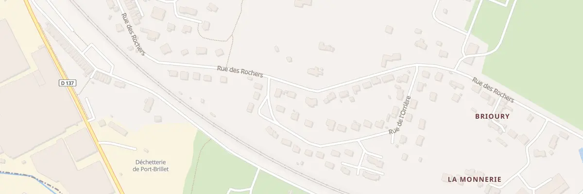 Plan du 49 Rue des Rochers à Port-Brillet