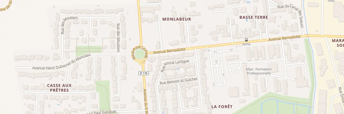 Plan du 40 Rue Amiral Lartigue à Rochefort