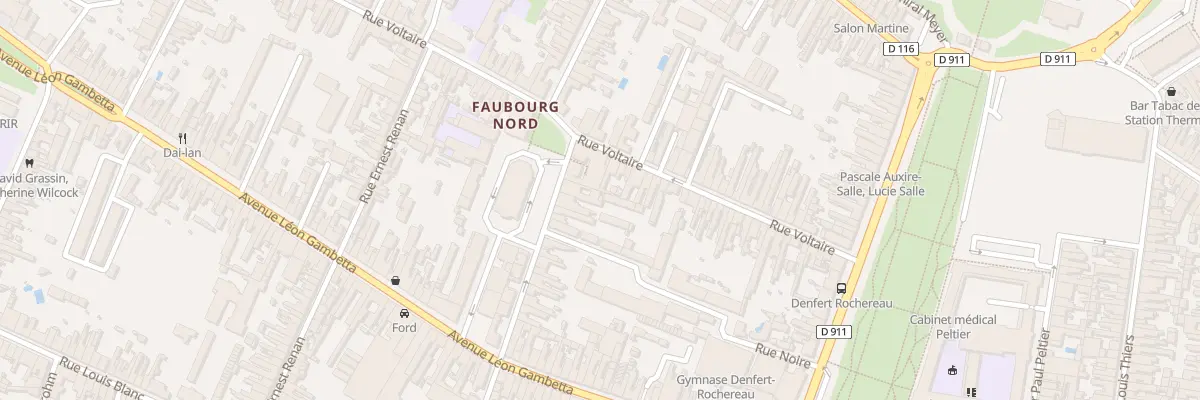 Plan du 2B Rue du Quatre Septembre 1870 à Rochefort
