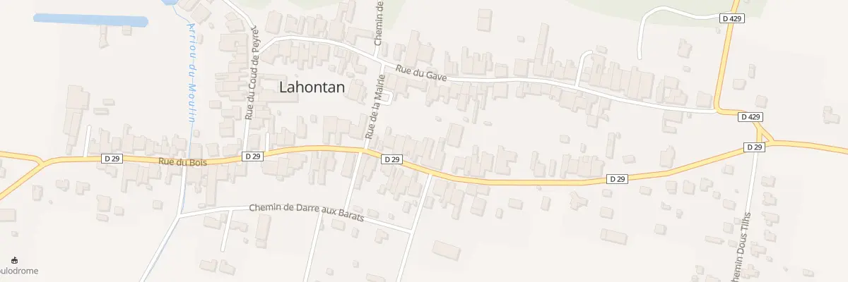 Plan du 51 Rue du Bois à Lahontan