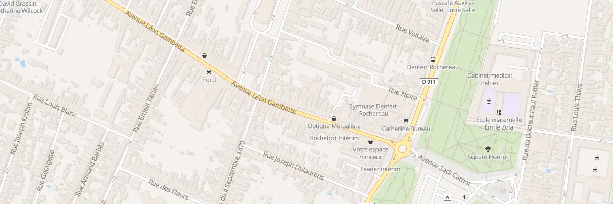 Plan du 31 Av Gambetta à Rochefort