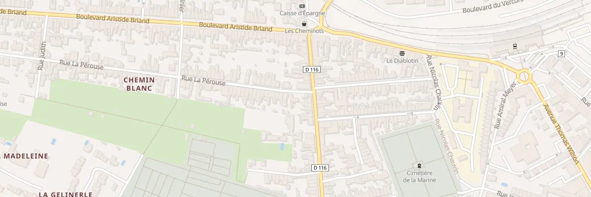 Plan du 2T Rue Laperouse à Rochefort