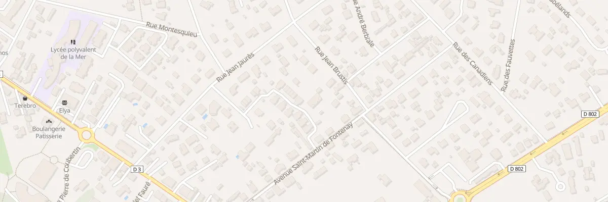 Plan du 19 Av Saint Martin de Fontenay à Biganos