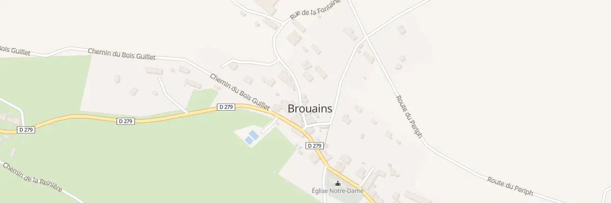 Plan du 8 Rue de la Fontaine à Brouains