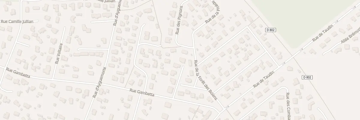 Plan du 111 Rue Gambetta à Biganos