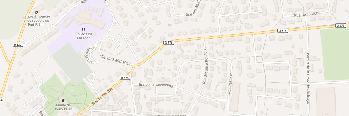 Plan du 5 Rue Pasteur à Port-Brillet