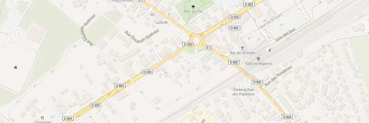Plan du 96 Av de la Côte d’Argent à Biganos