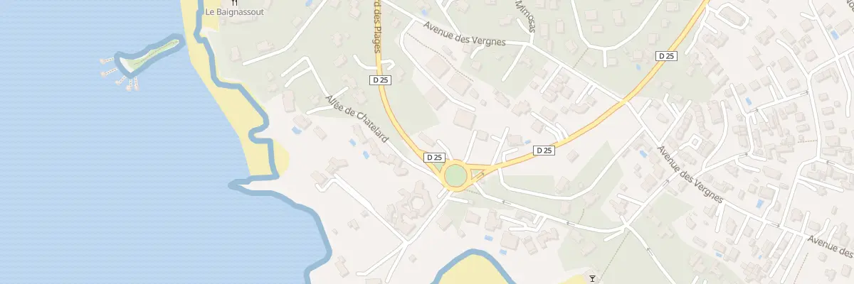 Plan du 8 Bd des Plages à Meschers-sur-Gironde