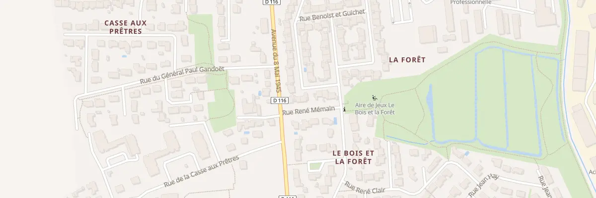 Plan du 4 Rue Rene Memain à Rochefort