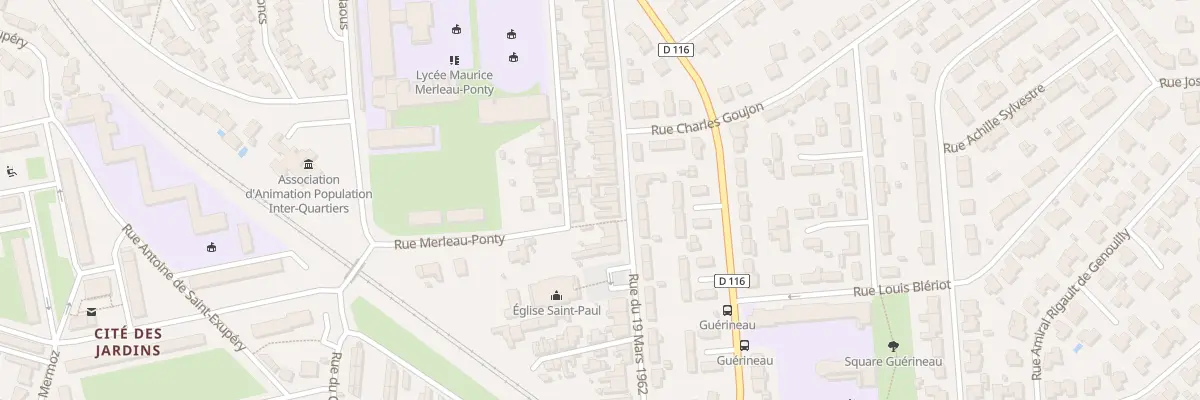 Plan du 31 Rue du Dix Neuf Mars 1962 à Rochefort