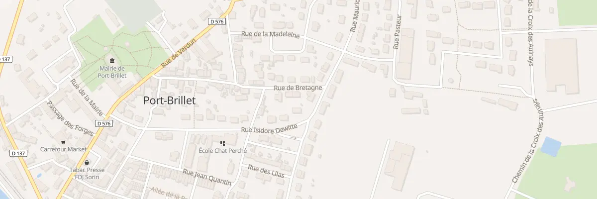 Plan du 32 Rue de Bretagne à Port-Brillet