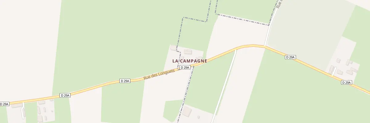 Plan du 5028 La Campagne à Bricqueville