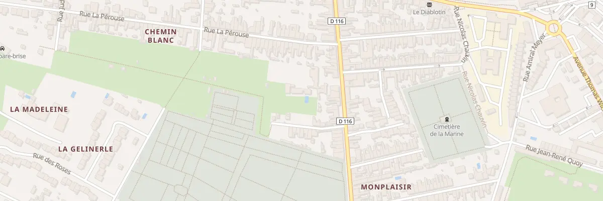 Plan du 5 Imp Louis Naudin à Rochefort