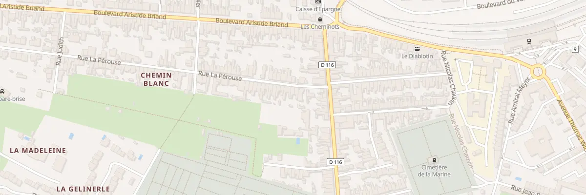 Plan du 8 Rue Laperouse à Rochefort