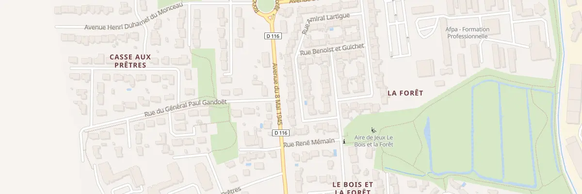 Plan du 16 Rue Amiral Lartigue à Rochefort