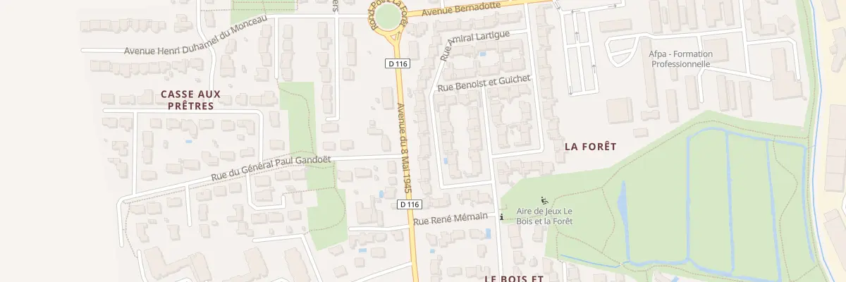 Plan du 18 Rue Amiral Lartigue à Rochefort