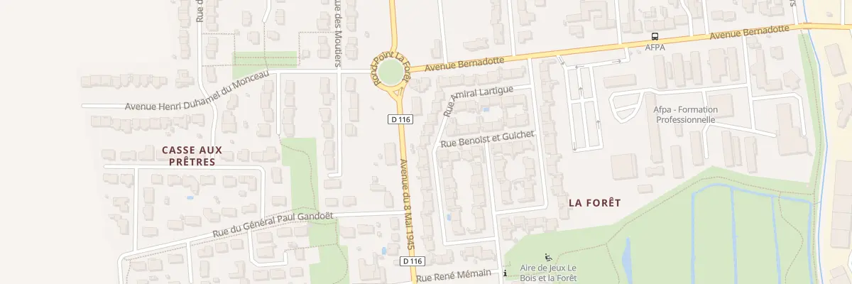 Plan du 28 Rue Amiral Lartigue à Rochefort