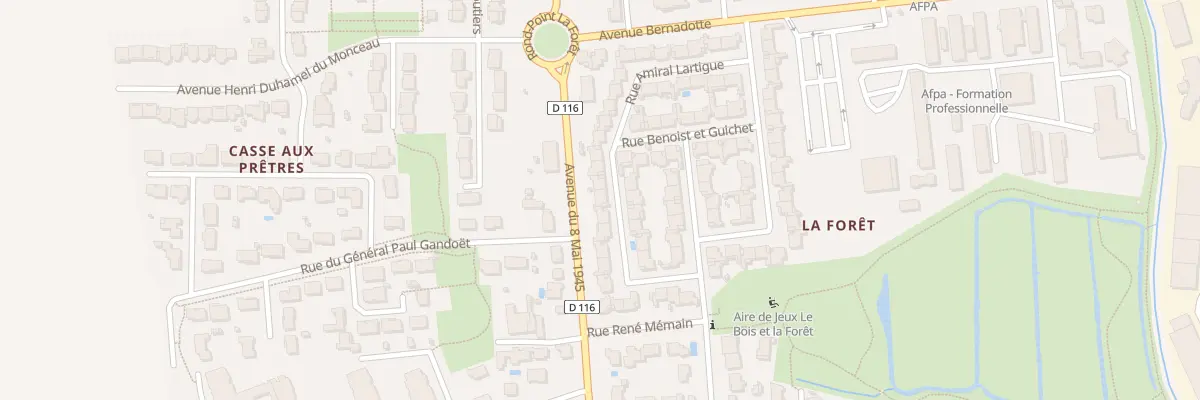 Plan du 20 Rue Amiral Lartigue à Rochefort