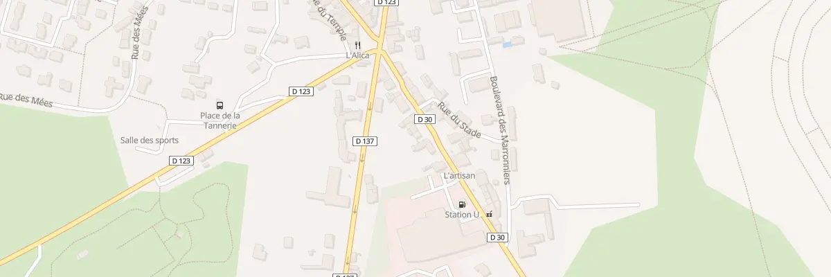 Plan du 17 Rue du Haut Beauvais au Bourgneuf-la-Forêt