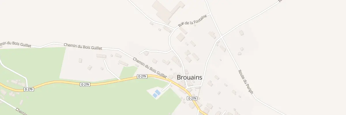 Plan du 3 Le Petit Montier à Brouains
