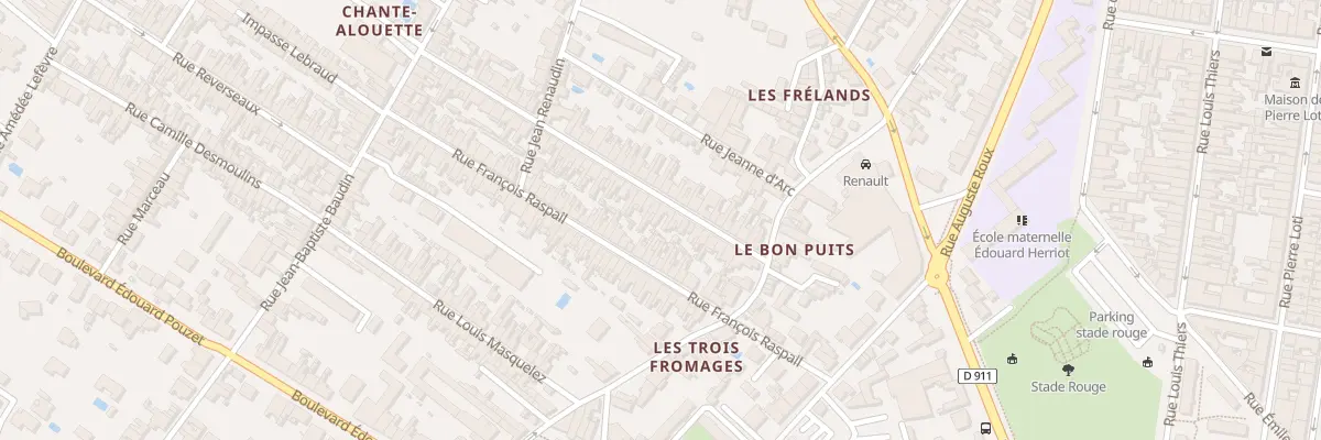 Plan du 16 Rue Gauffier à Rochefort