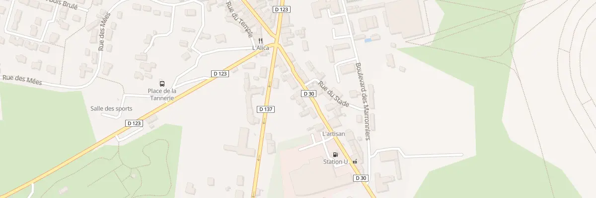 Plan du 17B Rue du Haut Beauvais au Bourgneuf-la-Forêt